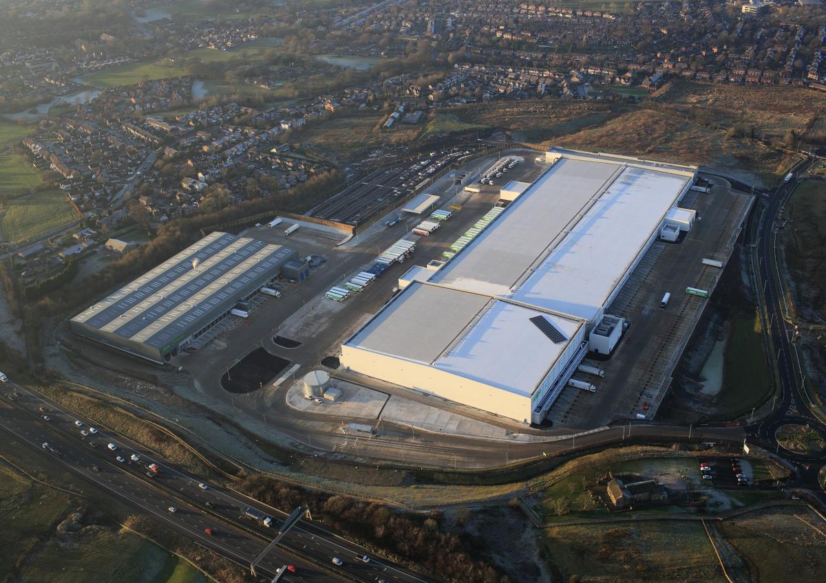 ASDA-Rochdale - aerial overview