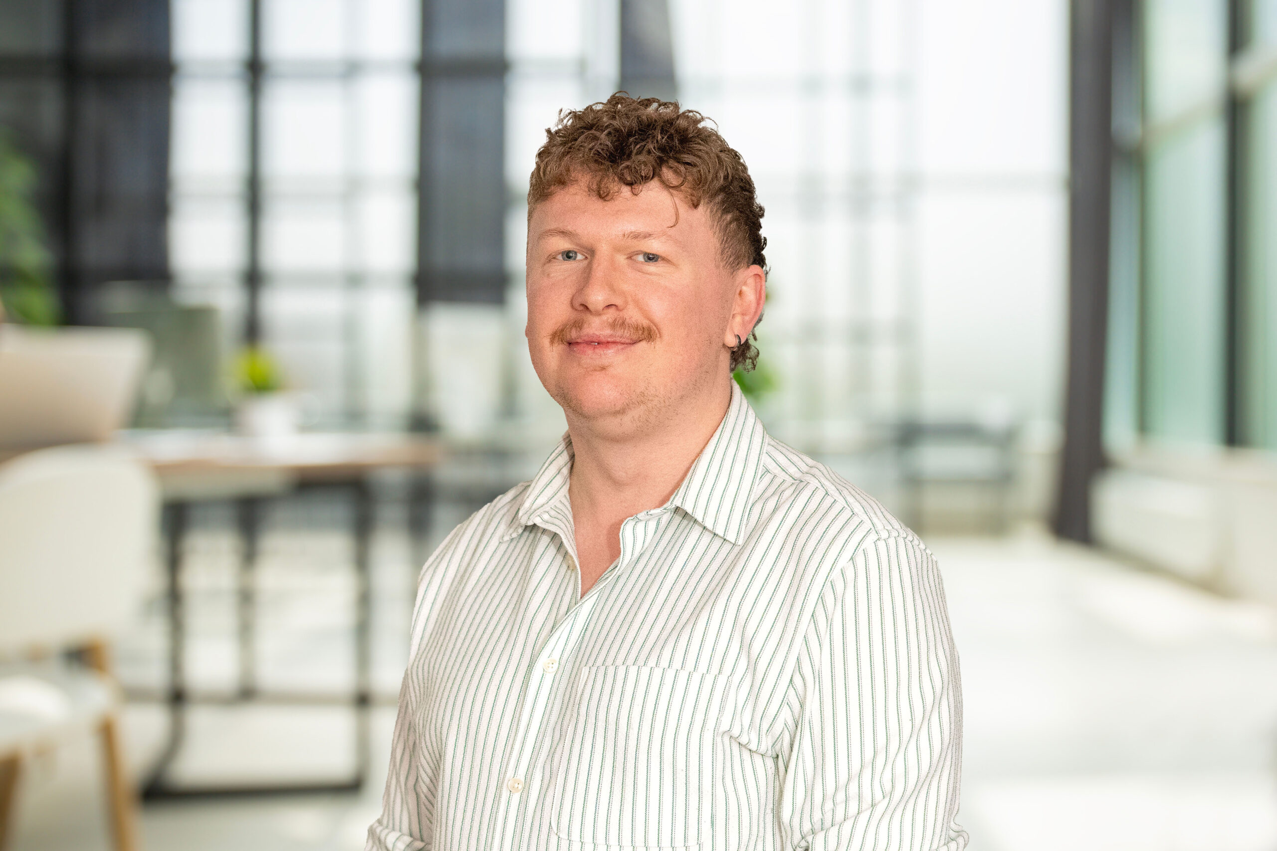 Business office without people with blurred bokeh background