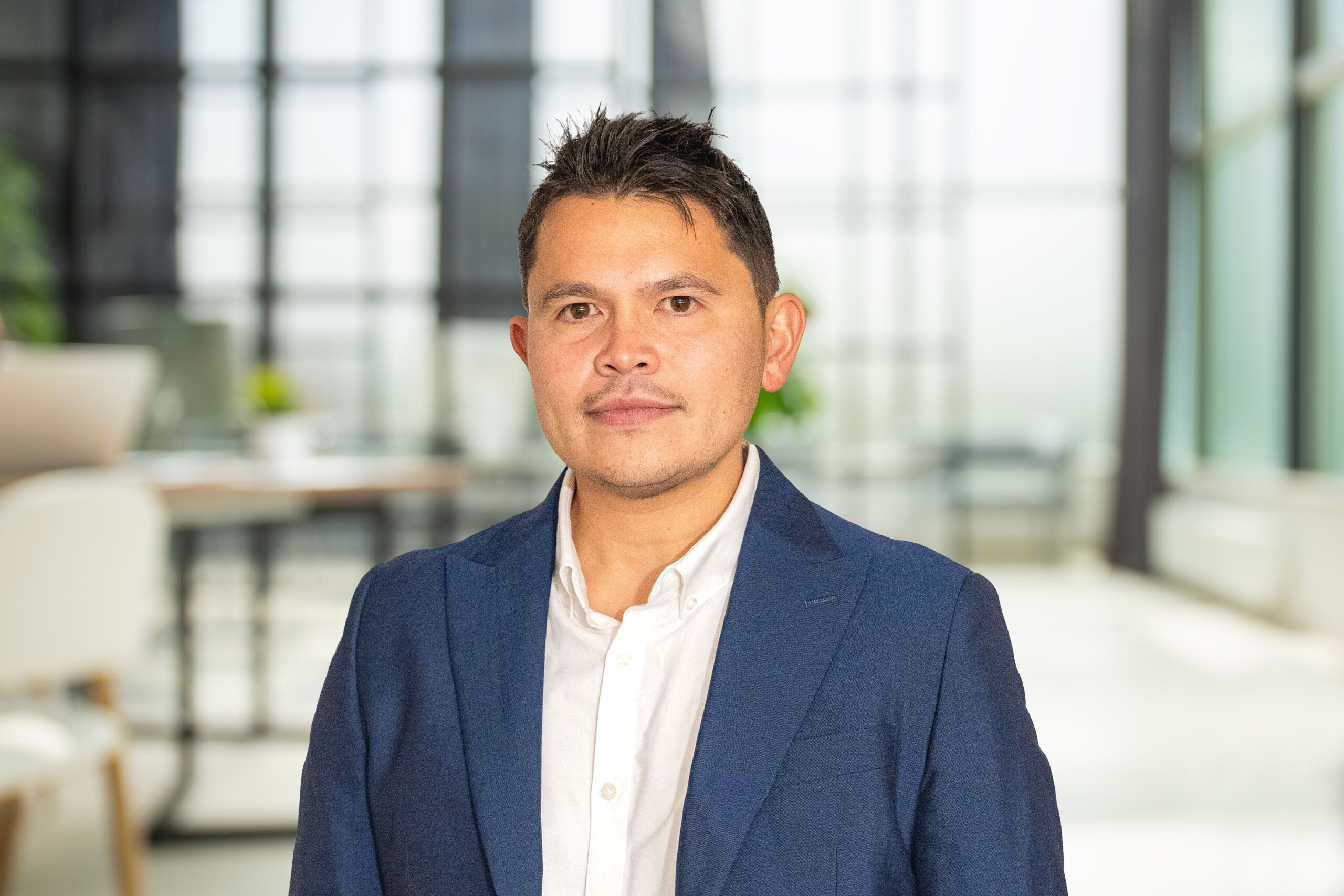 Business office without people with blurred bokeh background